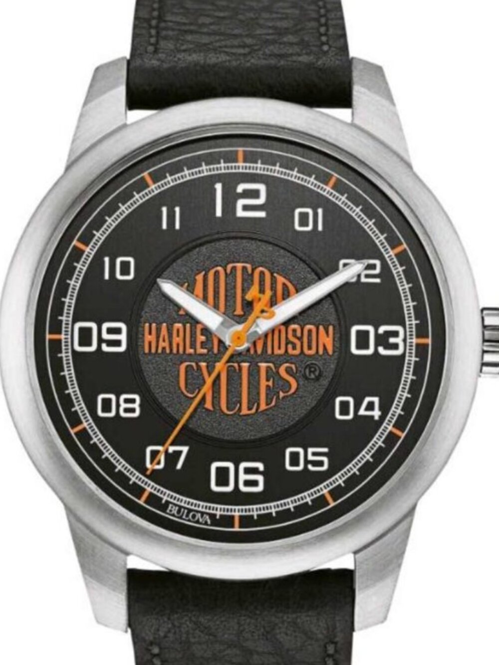 Bulova Harley Davidson Men's Watch, Larger 45mm Case Size, Brand New Battery
